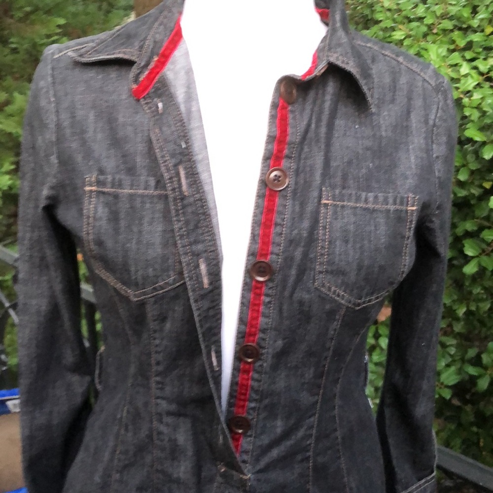 Boden Black Denim L/S shirt dress sz 6US/10UK and sz 8US/12UK - Picture 12 of 17